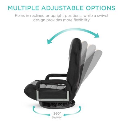 Silla giratoria para juegos de 360 grados Multipurpose Rocker de sillas de piso para TV de color personalizado