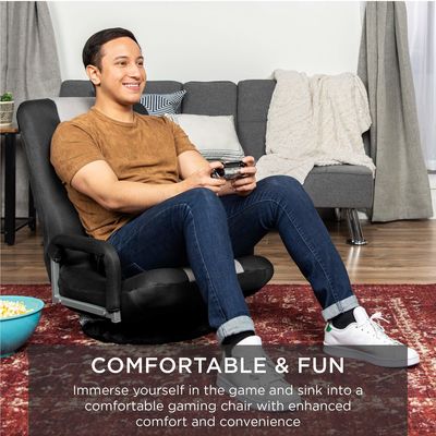 Silla giratoria para juegos de 360 grados Multipurpose Rocker de sillas de piso para TV de color personalizado