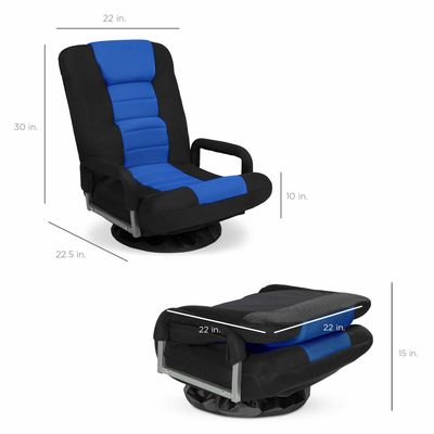 Embalaje de correo ALINUNU silla giratoria de juego 360 grados silla de suelo polivalente rocker para televisión