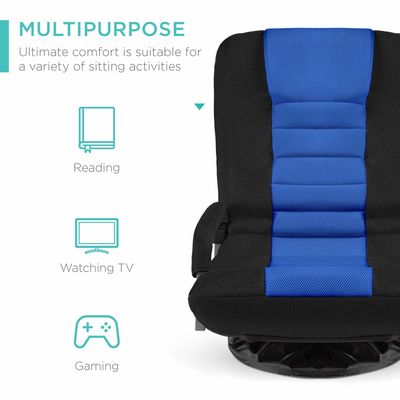 Embalaje de correo ALINUNU silla giratoria de juego 360 grados silla de suelo polivalente rocker para televisión