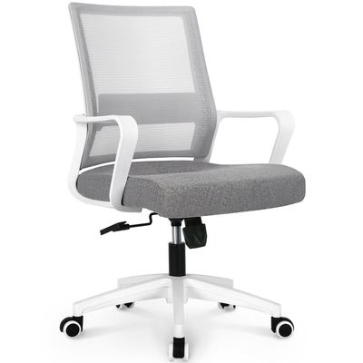 Silla de oficina ejecutiva Silla de malla con soporte lumbar y reposabrazos de altura ajustable