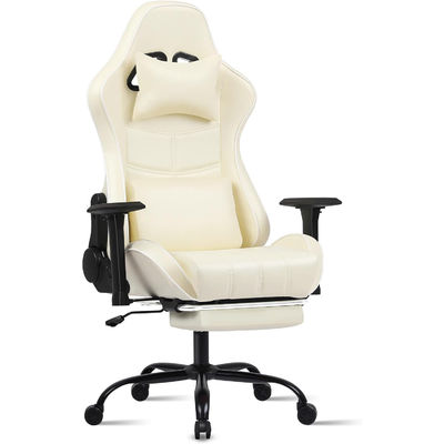 Personaliza la silla de juego ergonómica de la oficina con altura ajustable y reposapiés