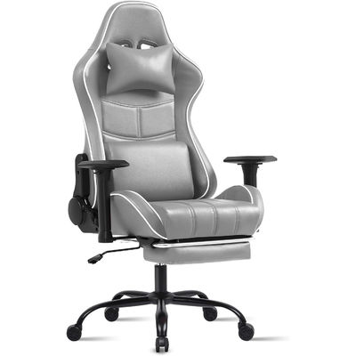 Color personalizado silla de juego ergonómica de altura ajustable y función reclinable