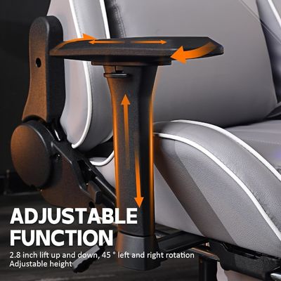 Color personalizado silla de juego ergonómica de altura ajustable y función reclinable