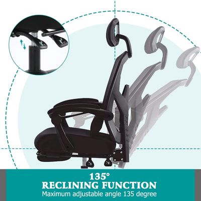 Embalaje de correos sillas de oficina ergonómicas con respaldo en malla sillas con soporte lumbar