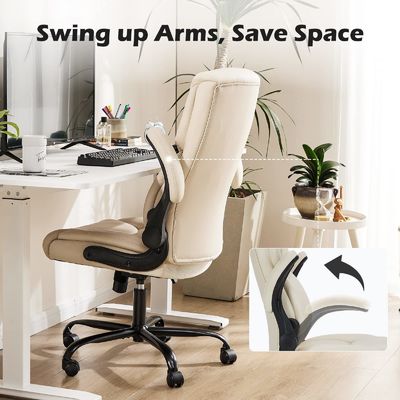 Silla giratoria con soporte lumbar y apoyabrazos ajustables 3 elevadores de gas