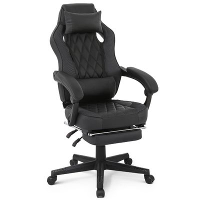 Obtenga la última silla de juego en ALINUNU Racing Style cuero de PU con altura ajustable