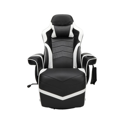 Silla de juego reclinable para computadora con reposapiés de ALINUNU Ajustable y tapizada