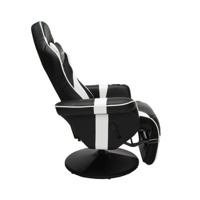 Silla de juego reclinable para computadora con reposapiés de ALINUNU Ajustable y tapizada