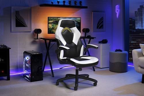 Silla de juegos de espalda alta ajustable de altura estilo de carreras giratorio 360 para sala de juegos de computadora