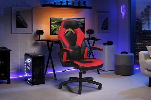 360 giratorios silla de juego ALINUNU estilo de carreras espalda alta PC escritorio de computadora con reposacabezas