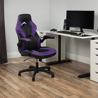 Sala de juegos de computadora silla de juegos ergonómica espalda alta estilo de carreras giratorio 360 para escritorio PC