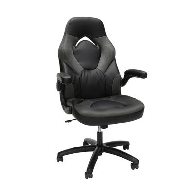 Silla de juegos de cuero estilo de carreras con respaldo alto Silla de escritorio de ordenador giratorio ergonómico 360