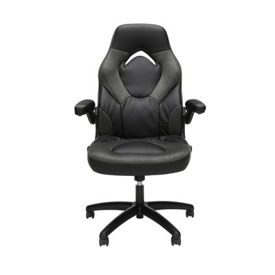 Silla de juegos de cuero estilo de carreras con respaldo alto Silla de escritorio de ordenador giratorio ergonómico 360