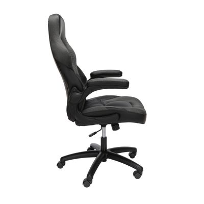Silla de juegos de cuero estilo de carreras con respaldo alto Silla de escritorio de ordenador giratorio ergonómico 360