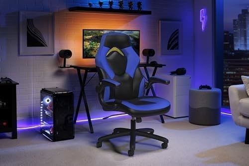360 giratoria ALINUNU silla de juegos estilo de carreras espalda alta PC computadora escritorio juegos integrado reposacabezas