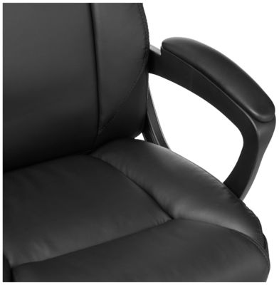 26&quot;D x 23.75&quot;W x 42&quot;H Centro de la espalda PU puresoft Silla de escritorio de la oficina del ordenador con 3 ascensor de gas