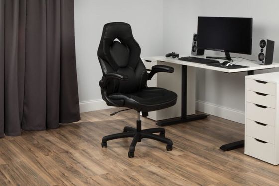Silla de juegos de estilo de carreras de ODM con respaldo alto PC Silla de escritorio de computadora con 360 giratorios y ajuste de altura
