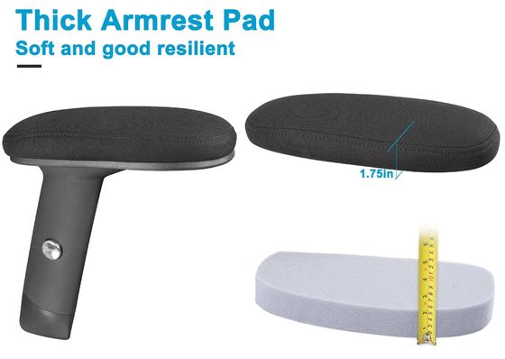 Silla de oficina de malla ergonómica Silla de ordenador con reposabrazos y altura ajustables