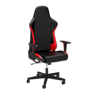 Silla integrada de reposacabezas de PC ergonómica para computadora para adultos Material de asiento de cuero falso