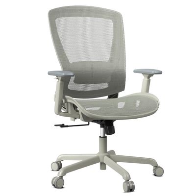 Apoyo lumbar ajustable reposabrazos de malla silla de oficina silla de trabajo resistente con espalda sólida