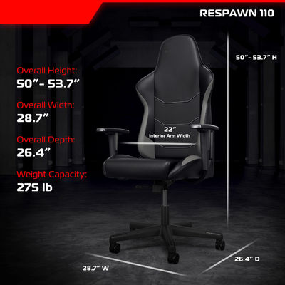 Diseño moderno Ergonomic PC Silla de computadora Juegos con reposacabezas integrados Color personalizado