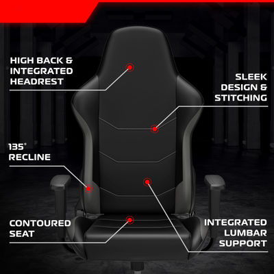 Diseño moderno Ergonomic PC Silla de computadora Juegos con reposacabezas integrados Color personalizado