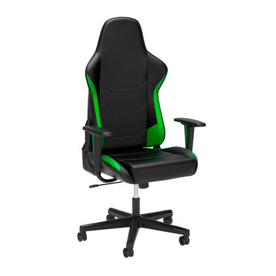 Silla de juegos de reclinación ajustable en altura con 360 giratorios y reposacabezas integrados