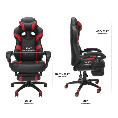 Silla de elevación ergonómica con reposacabezas integrada Silla de computadora para juegos personalizada para adultos