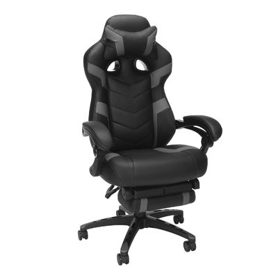 Silla de ordenador ergonómica integrada con reposacabezas y diseño moderno