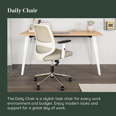 Silla de oficina de ordenador de malla giratoria 360 con reposo lumbar ajustable y reposabrazos 30 libras
