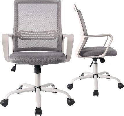 Silla de escritorio giratorio Oficina de malla silla de trabajo ergonómica espalda media para el trabajo de adultos
