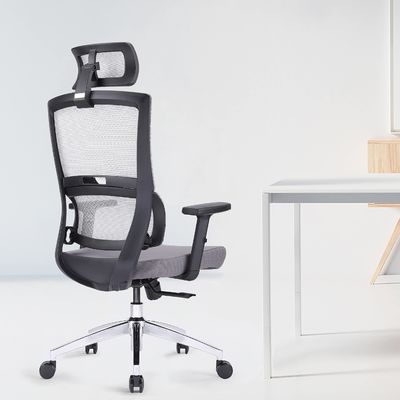 Silla de oficina ajustable en altura silla de escritorio giratorio en forma de L para adultos trabajo en casa