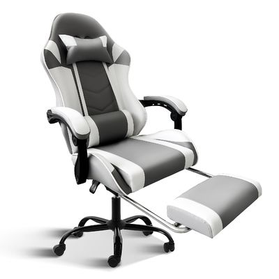Item Peso 33 libras silla de juego con reposapiés y soporte lumbar tela ergonómica