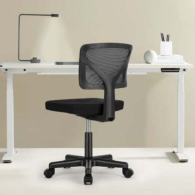 Silla cómoda de espalda baja con soporte lumbar y altura ajustable del asiento