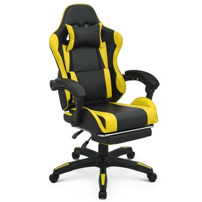 Embalaje de correos silla de juego de computadora de color personalizada con reposacabezas y soporte lumbar