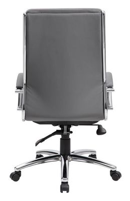 Reversa silla de escritorio giratorio ejecutivo con tapicería suave y soporte lumbar