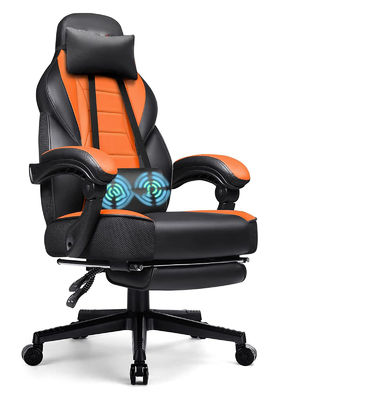 Silla de juegos de estilo de carreras ALINUNU Silla de computadora de oficina Juegos con reposacabezas y reposacabezas