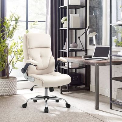 Silla giratoria de color personalizada de tela de lino sillas de escritorio para el hogar para sus necesidades
