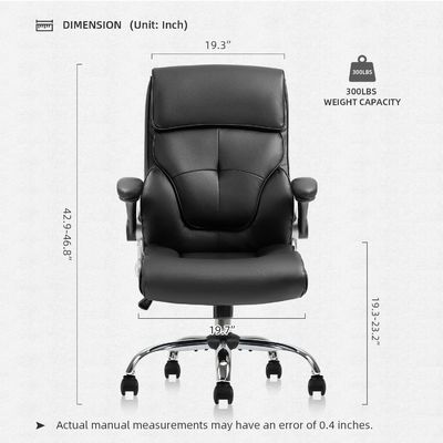 Silla de elevación de espalda alta de color personalizado de tela de lino Silla de oficina ejecutiva para oficina en el hogar