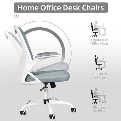 Silla de oficina de malla ajustable en altura para el hogar 21&quot;D x 24&quot;W x 43&quot;H Construcción de metal