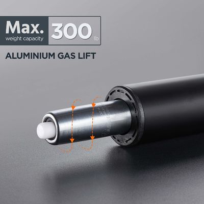 3 sillas de oficina ergonómicas de ascensor de gas con color personalizado y soporte lumbar ajustable