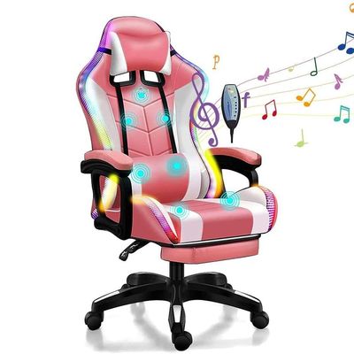 OEM ODM Silla de juego RGB con altavoces de masaje de 7 puntos y características personalizables