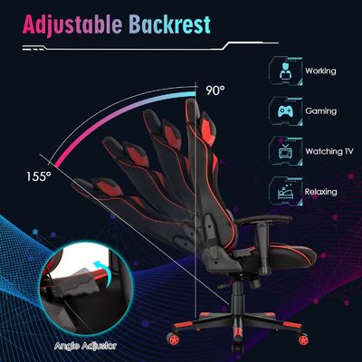Actualice su silla de juego a silla giratoria ALINUNU con luces LED RGB Diseño ergonómico
