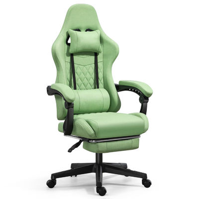 Silla ergonómica para juegos con reposapiés y masaje Peso máximo recomendado 300 libras