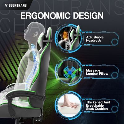 250 libras Recomendación de peso máximo Silla ergonómica con función de masaje