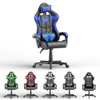 Silla de juego de carreras ajustable de altura para oficina y computadora 29&quot;D x 29&quot;W x 48&quot;H