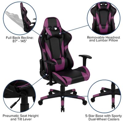 Oficina de carreras Computadora ergonómica PC silla giratoria ajustable por ALINUNU Modern Design