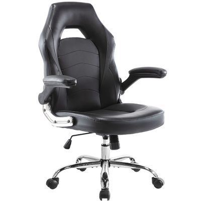 Silla giratoria de cuero sintético ALINUNU Silla ergonómica para juegos de computadora para carreras en casa