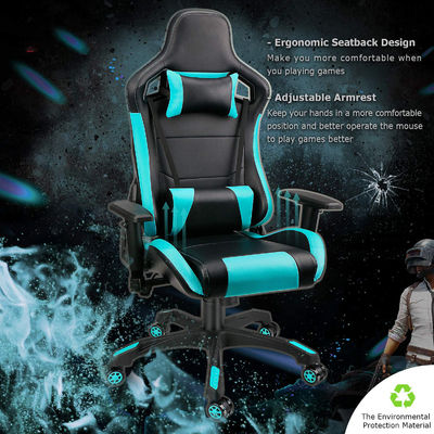 Mejora tu configuración de juego con la silla giratoria de juegos de cuero de PU de ALINUNU